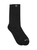 Columbia Men Wool Crew Socks (Pack Of 2), Black, Free Size