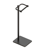 RUACQ Toilet Paper Holder Stand, Bathroom Toilet Paper Roll Holder Free Standing, Toilet Tissue Holder Stand with Post Pivoting 