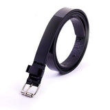 Romp Fashion Unisex Black P.U Leather Belt For Formal As Well As Casula Partyware