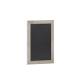 Flash Furniture Canterbury Wall Mount Magnetic Chalkboard Sign with Eraser - Weathered Finish - 18 x 24 - Vertical or Horizontal