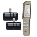 Garage Door Opener Keypad with 2 Garage Door Remotes for Liftmaster Chamberlain Craftsman Opener Remote Keypad, Replaces 877/878
