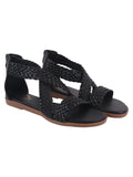 Shoetopia Women'S Block Heel Sandal,Black,4,B0CXJ2X3P5