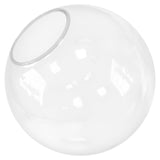 KoKo&Yukina 8 Inch Clear Glass Globes Shade Replacement Glass Shades - 3.35 Fitter Opening - Lighting Fixture Replacement