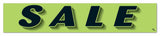 Price Slogan Windshield Stickers, Fluorescent Green and Black (12 Pack)