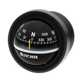 Ritchie Navigation V-57.2 Explorer Compass - Dash Mount, Black With Black Dial, One Size