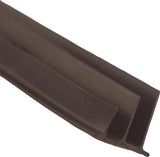 Pemko S773BL17 Silicone AdhesiveBacked Fire/Smoke Gasketing, Black Silicone Finish, 0.5 W x 0.375 H x 17 L