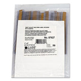 CLine 87627 SelfAdhesive Label Holders, Top Load, 1 X 6, Clear, 50/pack