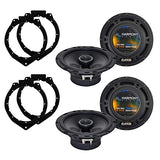 Harmony Audio Bundle Compatible with 2008-2017 Buick Enclave (2) HA-R65 6.5 New Factory Speaker Replacement Upgrade Package HA-8