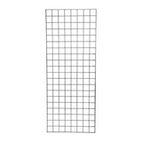 SSWBasics 2 x 5 Foot Black Wire Grid Panel - 3on Center, Thick - Versatile Display Solution for Retail, Events, and Organiz