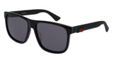 Gucci GG 0010 S 001 BLACK/GREY Sunglasses,male, 5816145