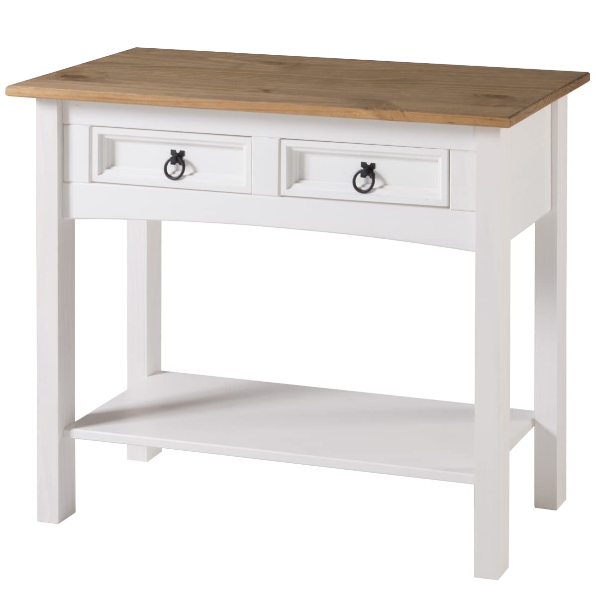 American Furniture Classics Cottage Series Wood Hall Table, Corona Snow
