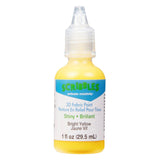 Scribbles 54112 3D Fabric Paint Shiny- Bright Yellow