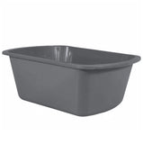 Wash Basins - Rectangular Plastic Hospital Bedside Soaking Tub - Small 7 Qt Graduated Bucket - Portable Washbasin for Washing, C