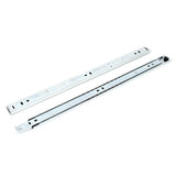 uxcell 17Inch Drawer Slides, Full Extension Ball Bearing Slide Track Rail 25mm Wide 55lb Capacity 1 Pair