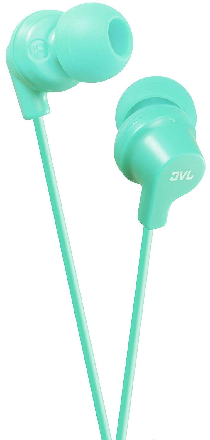 JVC in-Ear Headphones with Microphone (Teal), JVCHAFR15Z