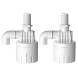 CXZTCL 2pcs 1 Inch Upgrade Automatically Water Level Control Valve Plastic Float Valve for Water Tanks, Cisterns (Build-in Verti