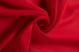 Red Chiffon Fabric by The Yard 59 Wide,10 Yards Continuous