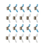 20 Pcs Spring Bead Clamps,Bead Stopper Prevent Beads from Falling for Jewelry Making Tool,DIY Bracelets, Necklaces and Earrings