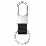 Contacts Premium Metal Carabiner Keychain For Men & Women | HeavyDuty Key Ring With Pu Leather Strap | Secure Clip Key Holder F