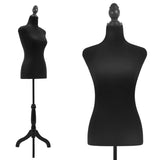 FDW Female Mannequin Body Dress Form Sewing Mannequin Torso Manikin with Tripod Base Stand Adjustable Mannequin for Sewing Cloth