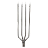 FREGITO Fishing Harpoon - Stainless Steel Barbed Spear With Aluminum Alloy Rod Gig Gaff - 8mm Screw for Outdoor Landing Large Fi
