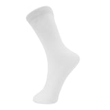 Xjarvis Arizona Men Cotton Crew Formal Calf Sock For Men (White, Pack Of 1)