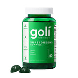 Goli SuperGreen Vitamin Gummy - 60 Count - Essential Vitamins and Minerals - Plant-Based, Vegan, Gluten-Free & Gelatin Free - He