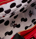 Loungefly Disney Minnie Mouse Rocks The Dots Bow Figural Crossbody Bag