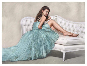 The White Sofa-Paper Art-50,,X38,,