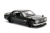 Jada Toys, Metal, Fast & Furious 1:24 Brianss Nissan Skyline 2000 GTR Diecast Car, Toys for Kids and Adults (JA99686) , Black