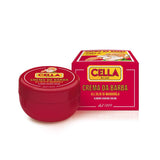 Cella Milano Classic Italian Almond Shaving Cream - Premium Tallow-Based Wet Shave Cream/Soap for Men - Rich Moisturizing Lather