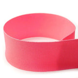 USA | American Made 7/8 Hot Pink Solid Grosgrain Ribbon - 100 Yards - (Multiple Widths & Yardages Available)