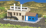 Bachmann Trains - Plasticville U.S.A. Built-Up Building - Factory - N Scale