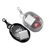 Yekda Portable Transparent Charger & Earphone Storage Pouch Case | Travel Friendly Mini Organizer Box With Hook | Cable, Usb, Da