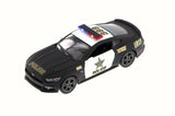 KiNSMART 2015 Ford Mustang GT Police, Black 5386DP 1/38 Scale Diecast Model Toy Car but NO Box