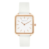 Joker & Witch Women Analogue Emily 28Mm White Dial 16Mm Faux Leather Strap Watch
