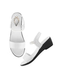 Shoetopia Women'S Girls-Snd-1282 Wedge Sandal-5 Kids Uk (Girls-Snd-1282-White)-Eu38,White,5,B0D4VRDBZK