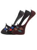 Dollar Loafer Socks MenS Compact Cotton Stretch No Show, Silicone Sneaker Socks (Free Size, Pack Of 3)