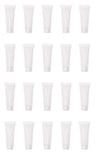 sowaka Empty Refillable Tube 20 Pcs 10 ML Plastic Squeezable Soft Cosmetic Containers Travel Bottles Holder for Lotion Cosmetic 