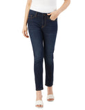 Inkd Women'S Contrast Stitch Stretchable Skinny Fit Jeans,Denim Divine,Denim Divine,30