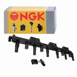 NGK Ignition Coil compatible with Jeep Cherokee 4.0L L6 2000-2001