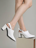 Shoetopia Croco Print Stylish Pointed Toe White Pumps For Women & Girls-Eu36,White,3,B0D76VCBVR