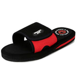 Ortho Joy Extra Soft Doctor Ortho Slippers/Comfortable Slippers For Men || Regular Wear Slippers For Men,Black-Red,7,B0BJ2HM887