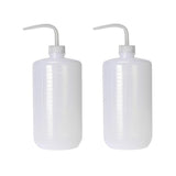Vantobest 2Pcs 1000Ml/34Oz Clear Plastic Wash Bottle Plastic Squeeze Tattoo Bottle With Narrow Mouth Squirt Bottle Containers Ca