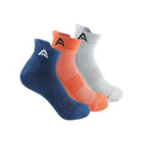 Amaree Performance Bamboo Socks | Ankle Length | Padded Sports Socks For Gym, Running, Cycling, Hiking | Odor Resistant | Breath