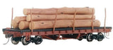 Bachmann Trains ACF 40 log car with logs (19061935) HO Scale