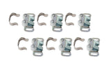QCAA Larger Size Friction Roller Catch for RV and Mobil Home, Satin Nickel, 6 Pack, Made in Taiwan