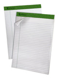 Earthwise by Ampad 40102 Recycled Writing Pad, 8 1/2 x 11 3/4, WE, 40 Sheets (Pack of 4)
