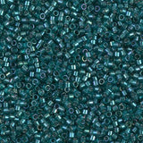 Miyuki Delica 11/0 Cylinder Seed Beads - Spkl Aqua Green Lined Teal AB - DB1769 5 Grams