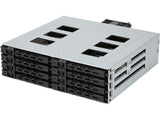 Athena Accessory BP15287SAC 5.25SAS to 2.5SATA Hotswap Brown Box
